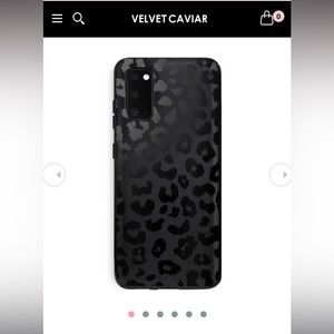 Black leopard Samsung case